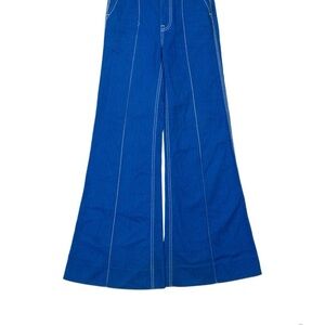 Zimmermann Cobalt Blue Wide-Leg Jeans
